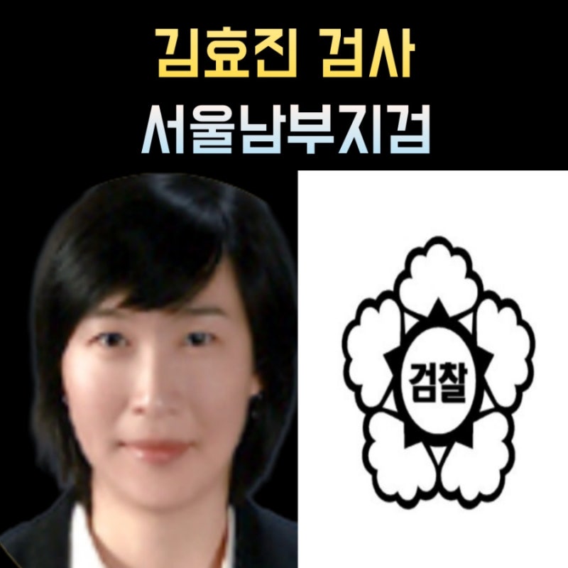 김효진 검사 프로필, 나이 고향 학력