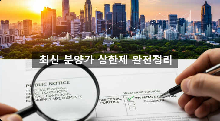  최신 분양가 상한제 완전정리｜분양가 산정 구조·적용 대상·장단점·청약 전략 한눈에