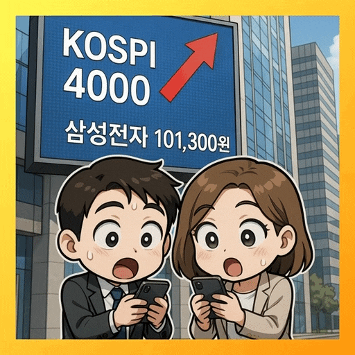  삼전 10만전자, 코스피 4000 돌파! 이게 끝일까, 진짜 시작일까?