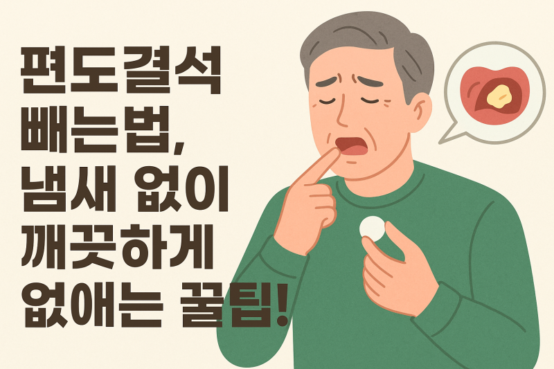 편도결석 빼는법, 냄새 없이 깨끗하게 없애는 꿀팁!