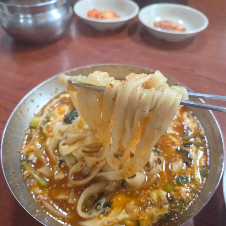  강릉 금천칼국수 주차 일요일 웨이팅 없는 후기