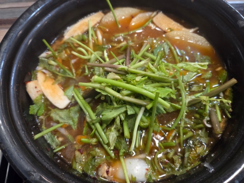 대구 침산동 맛집 등촌샤브칼국수 침산점 - 버섯칼국수 2인 세트
