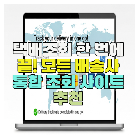  택배조회 한 번에 끝! 모든 배송사 통합 조회 사이트 추천