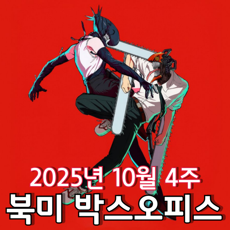  [10월 4주 북미 박스오피스] 북미 관객들도 사로잡은 체인소 맨