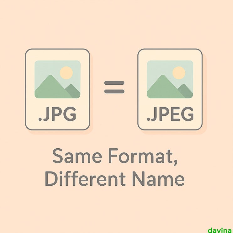  JPEG를 JPG로 바꿔도 괜찮을까? 포토그래퍼가 알아야 할 기본 상식