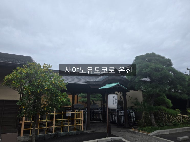  도쿄 근교 현지인 인기온천 사야노유도코로 노천탕 온천 추천 _ 내돈내산