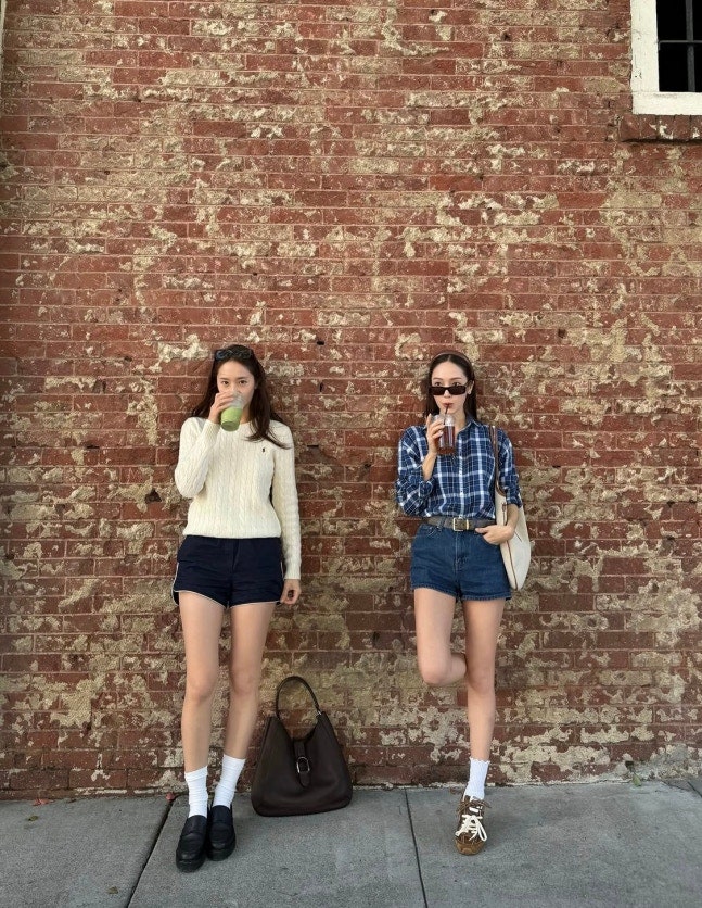 제시카 크리스탈, 정자매 비주얼 다정한 케미
