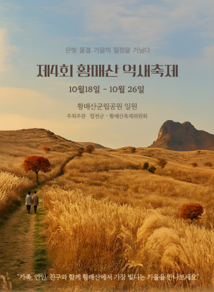  2025 합천 황매산 억새축제 후기- 은빛과 금빛 억새를 만나러 가을 황매산에 다녀왔어요 + BTS RM 뮤직비디오 촬영지 억새군락지 별빛언덕