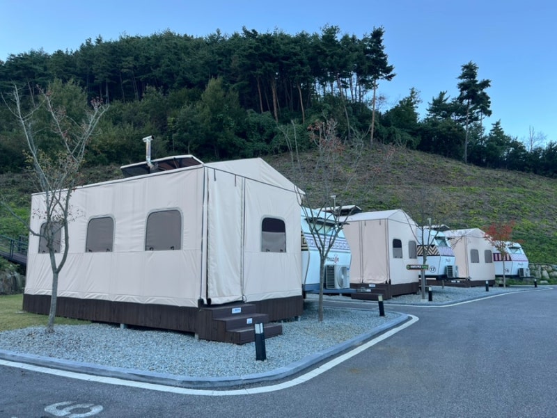 전주 근처 글램핑 전북 글램핑장 아마존 카라반파크 완주 장점, 단점 솔직후기