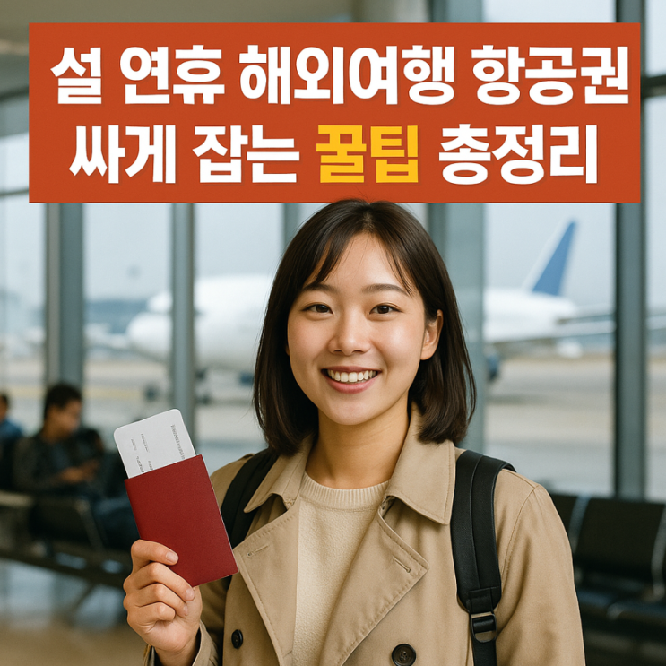  설 연휴 해외여행 항공권, 싸게 잡는 꿀팁 총정리