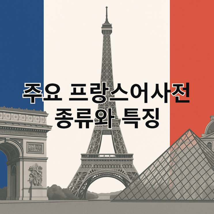 주요 프랑스어사전 종류와 특징 및 대상 (초·중·고·대)별 추천 사전