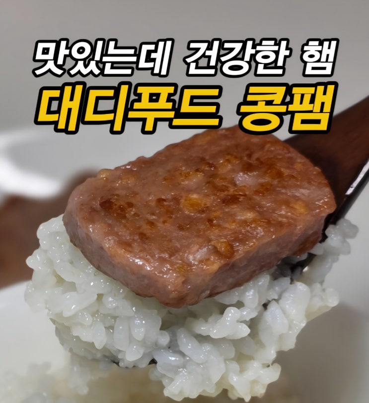  맛있는 식물성 콩고기요리 스팸요리 비건햄 대체육 브랜드 대디푸드 콩팸 칼로리 성분 레시피