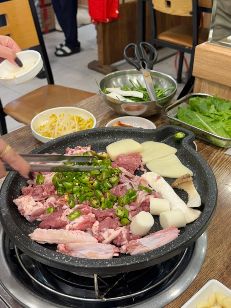  부산 양정맛집 오리고기 감자탕맛집 24시오리농원감자탕