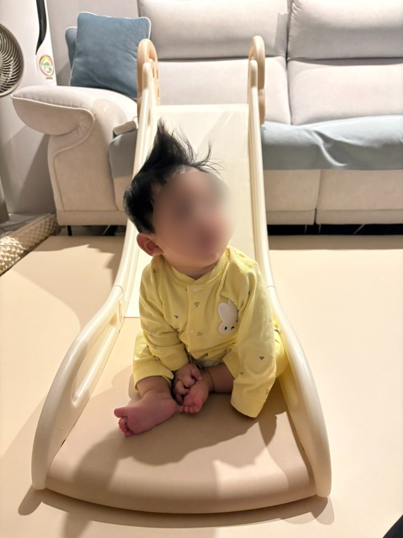 실내 놀이템 미끄럼하우스 소파 거치형 아기 미끄럼틀