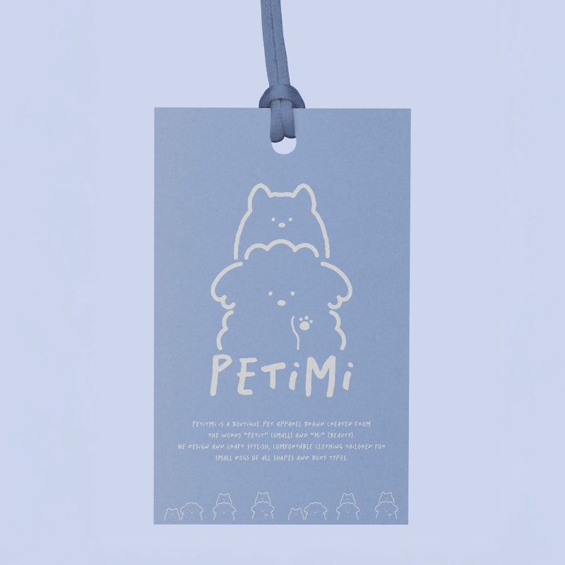 로고디자인 사례 | 강아지 캐릭터로 완성한 반려견 의류 브랜드 ‘PETIMI 쁘띠미’ 로고디자인