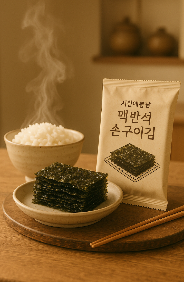  들기름 훈연된 불향 가득! 전주김구이 ‘시월애봄날’ 맥반석 손구이김 밥도둑 반찬 추천