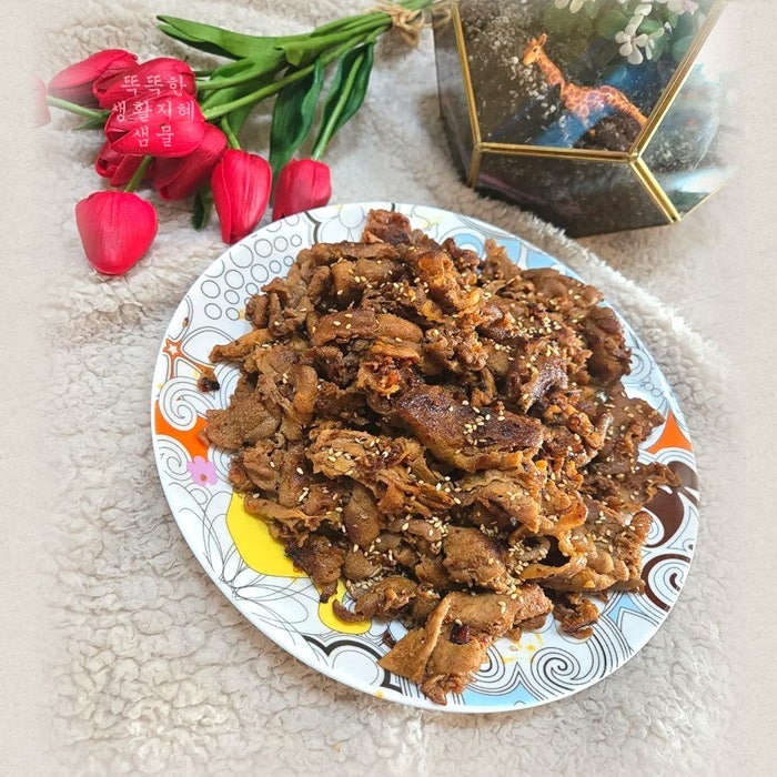대패 목심 불고기 레시피 | 숯불 불 맛 나는 연탄 불고기 만들기