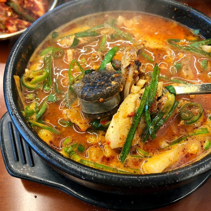  호구포 순대국 동춘사골순대국 논현 맛집