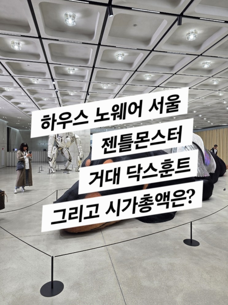  성수동 하우스 노웨어 서울 방문기 (Feat. 닥스훈트 선샤인과, 젠몬의 시총)