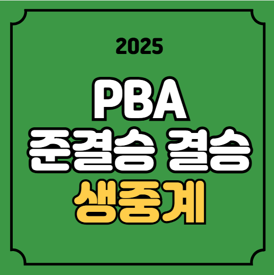 PBA 준결승 결승 중계 <b>김영원</b> 응우옌 <b>산체스</b> 마민껌 경기일정... 