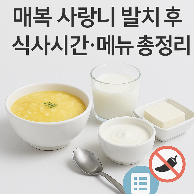 매복 사랑니 발치 후 식사 시간. 메뉴 추천 붓기 줄이는 음식 총정리