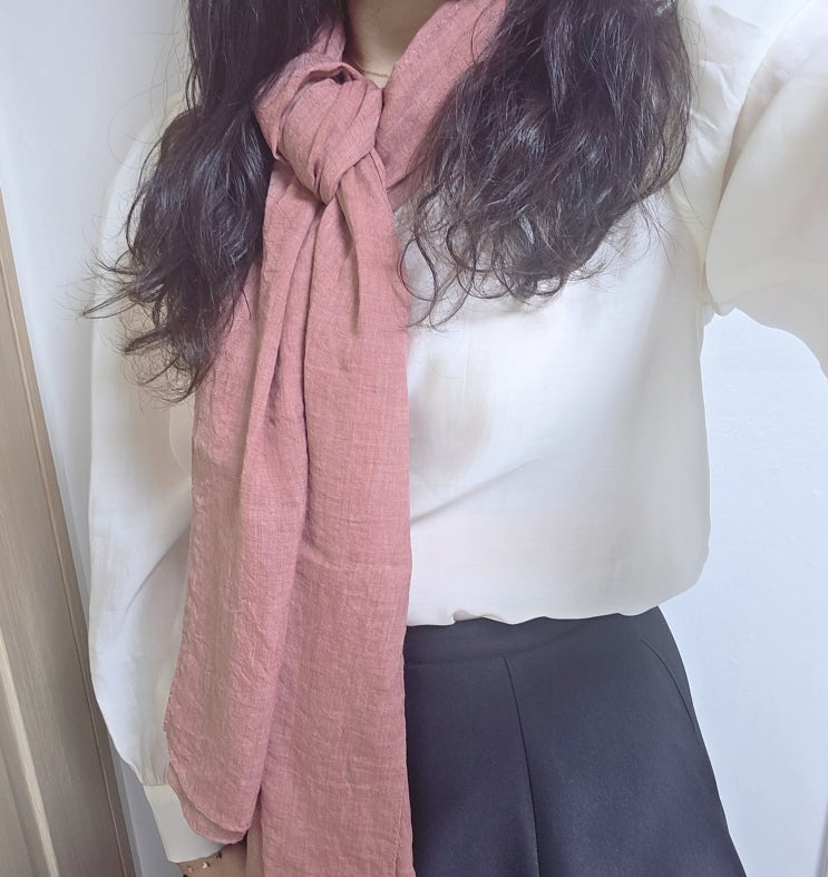  비비드솔리드 Bless Scarf | 얇지만 포근한 가을 스카프