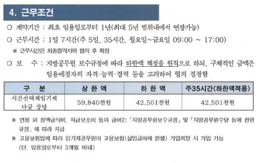  [계약직,경력] 금천구청 보건관리자 채용(연봉 월급, 기업리뷰, 서울시 근무)