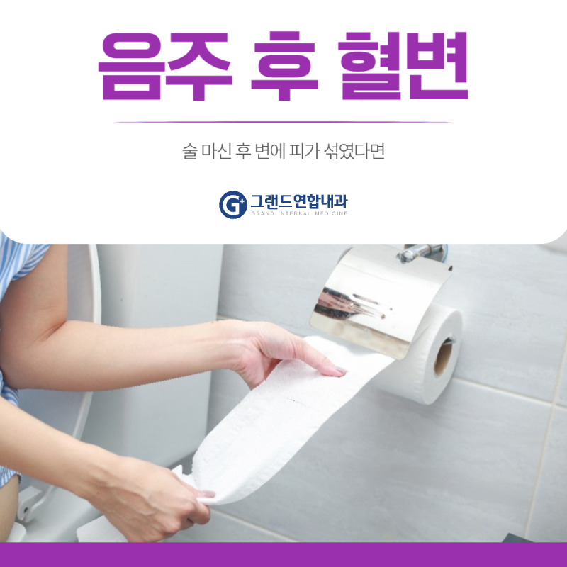 음주 후 혈변 피섞인변 해결방법은