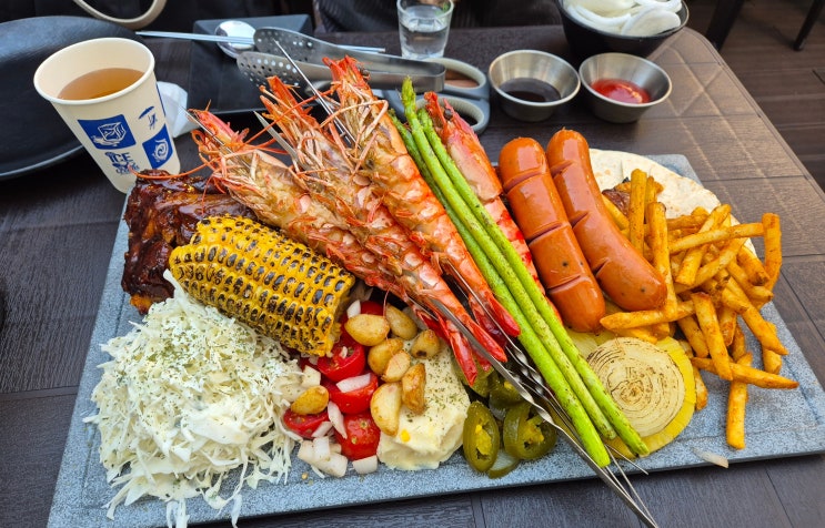  을지로 새우립Q 새우립큐 숨은맛집 플래터 후기