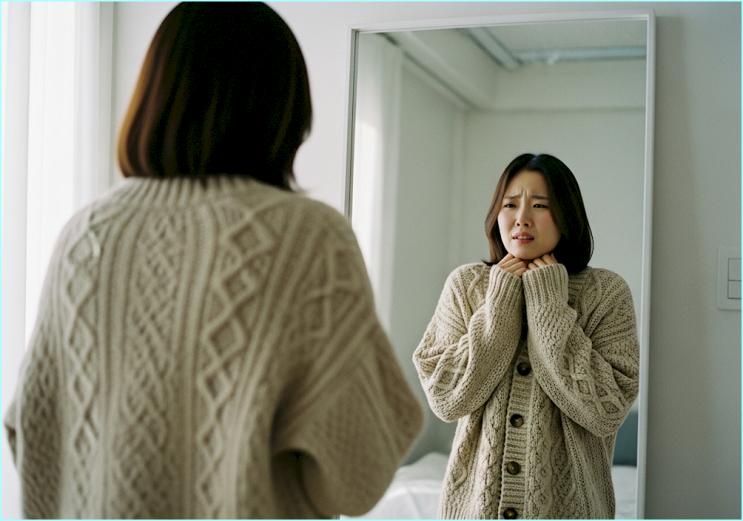  가을 가디건 코디: 망하는 핏 vs 성공하는 핏 (이 차이를 아셔야 합니다)