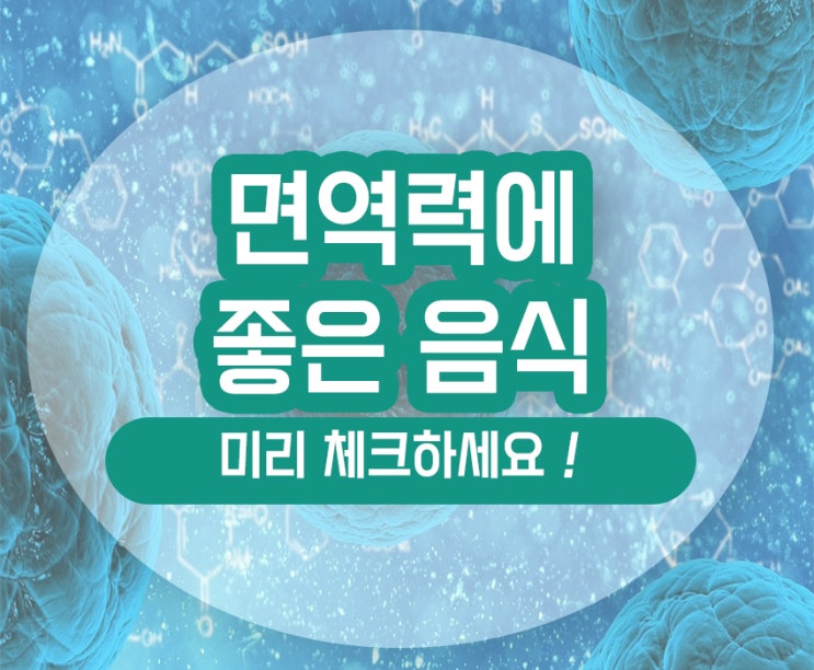  면역력에 좋은 음식 TOP 4 챙겨드세요