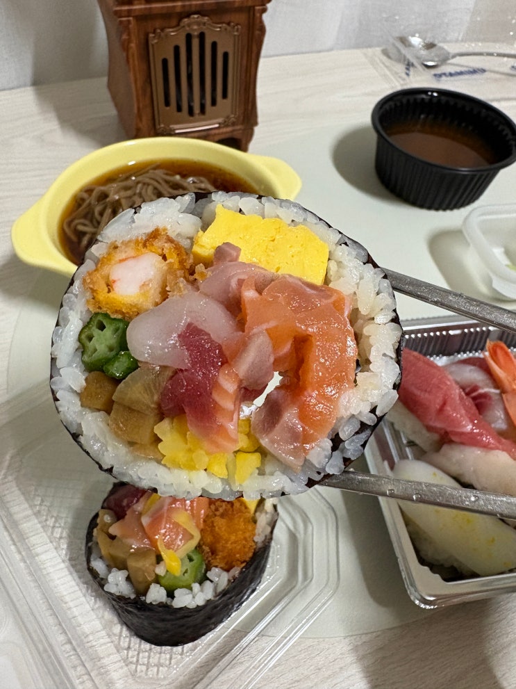  마곡맛집 초밥 우미마토:) 오마카세스시와 후토마끼 포장후기