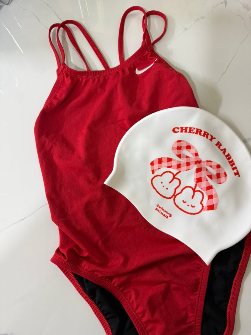 [NIKE SWIM]나이키 스파이더백 유니버시티 레드