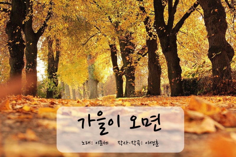 이문세 ‘가을이 오면’ 가사·뜻·비하인드 스토리 총정리