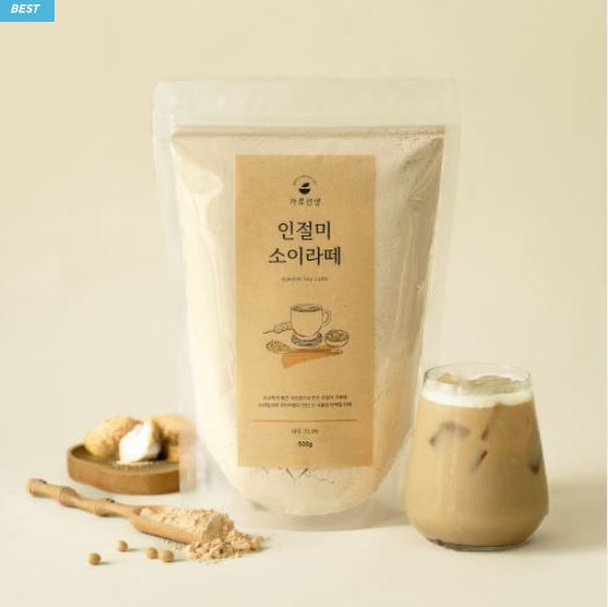  “국산콩 100% 식물성 단백질 쉐이크｜가루선생 인절미 소이 라떼 500 g – 고소하고 든든한 식사대용”