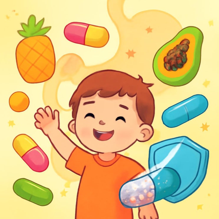  소화효소 나우푸드, 어린이소화효소, 캡슐레이션 효소에 대해 알아봐요