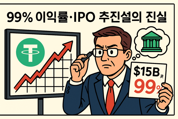  테더(Tether) 99 % 이익률·IPO 추진설의 진실