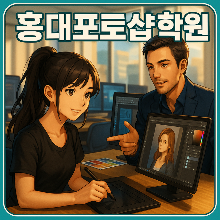  홍대포토샵 학원｜기초부터 실무까지!!