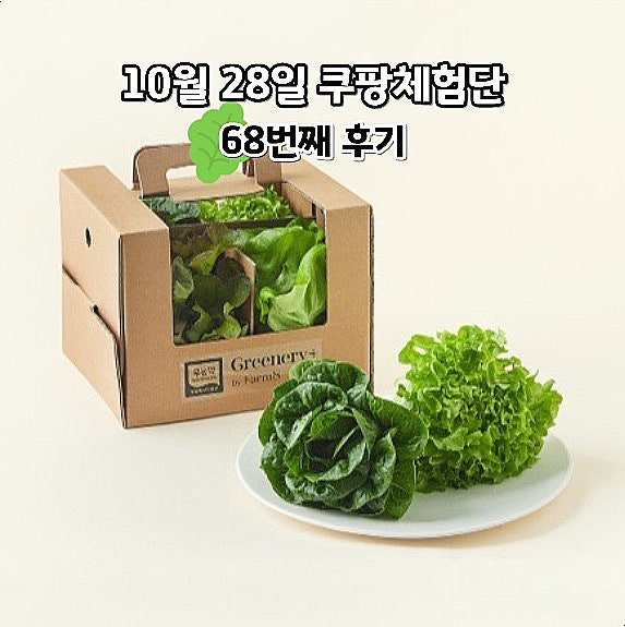  쿠팡체험단 10월 28일 68번째 후기