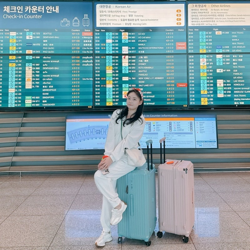 KE005 라스베가스 직항 대한항공 눕코노미 후기! 비상구좌석 추천
