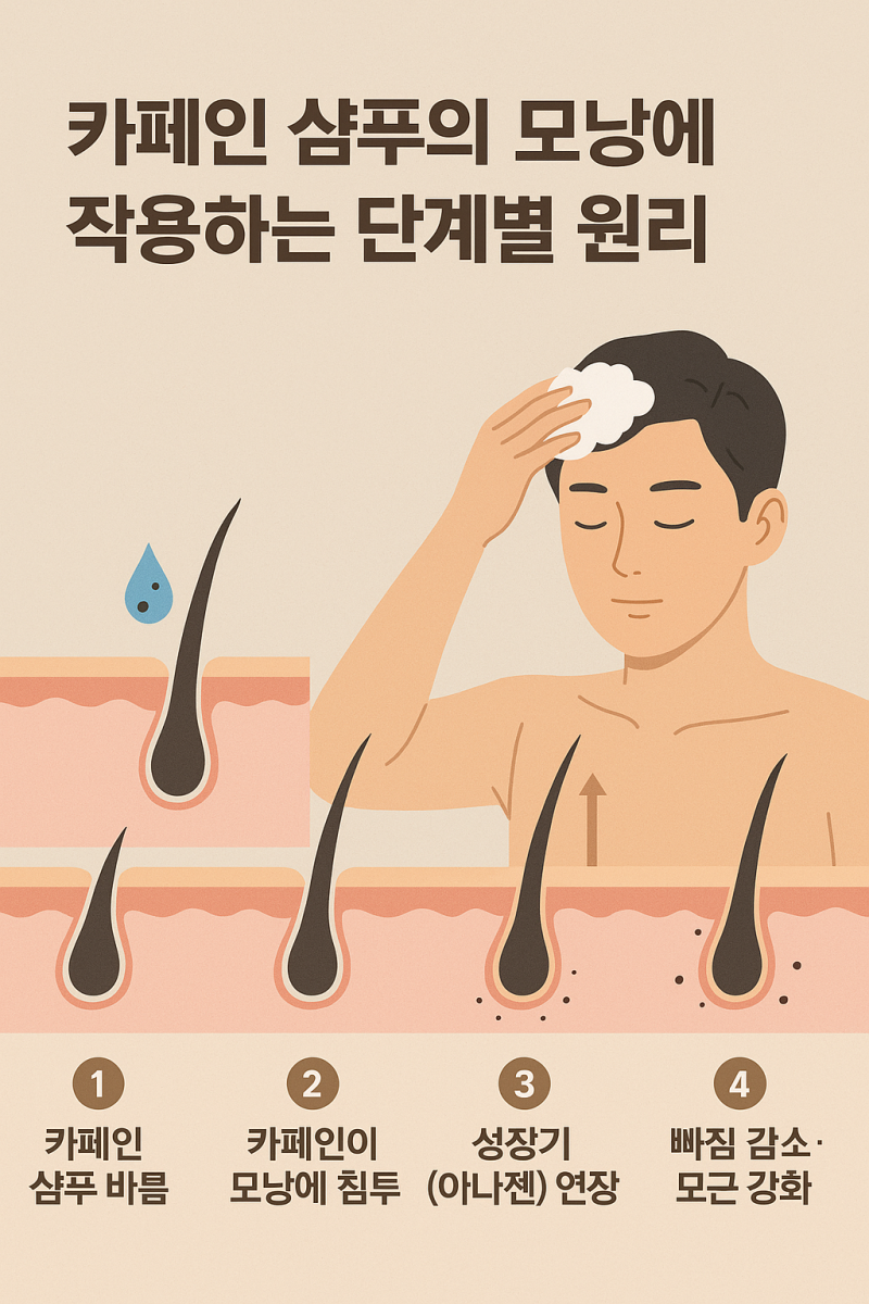 대구 남성 탈모관리 │ 카페인 샴푸, 진짜 효과 있을까?