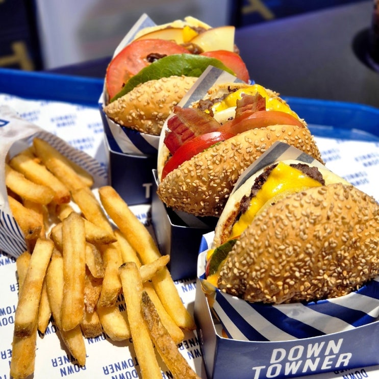  강남역 맛집 햄버거 수제버거 다운타우너 메뉴 추천