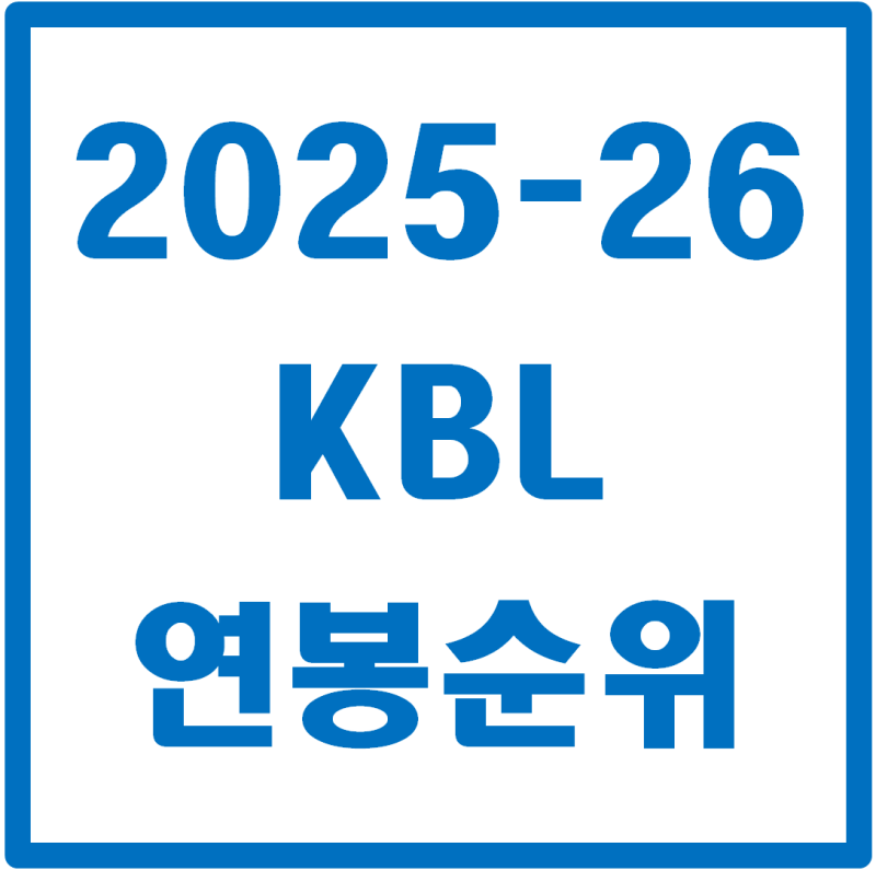 2025-26 KBL 연봉순위 총정리! 프로농구 연봉왕은 누구?