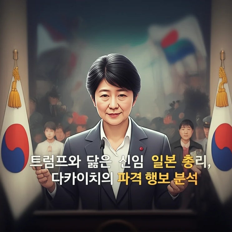 <b>트럼프</b>와 닮은 신임 일본 총리, <b>다카이치</b>의 파격 행보 분석