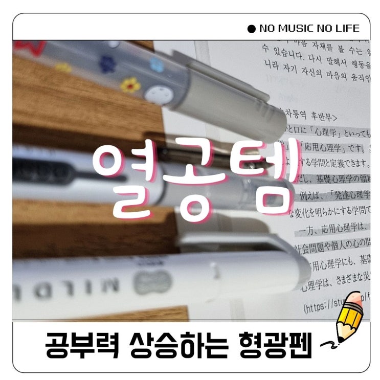  회색 형광펜 비교 추천 마일드라이너