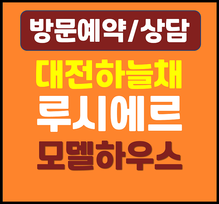  대전 선화동 코오롱하늘채 루시에르 모델하우스 제로분양
