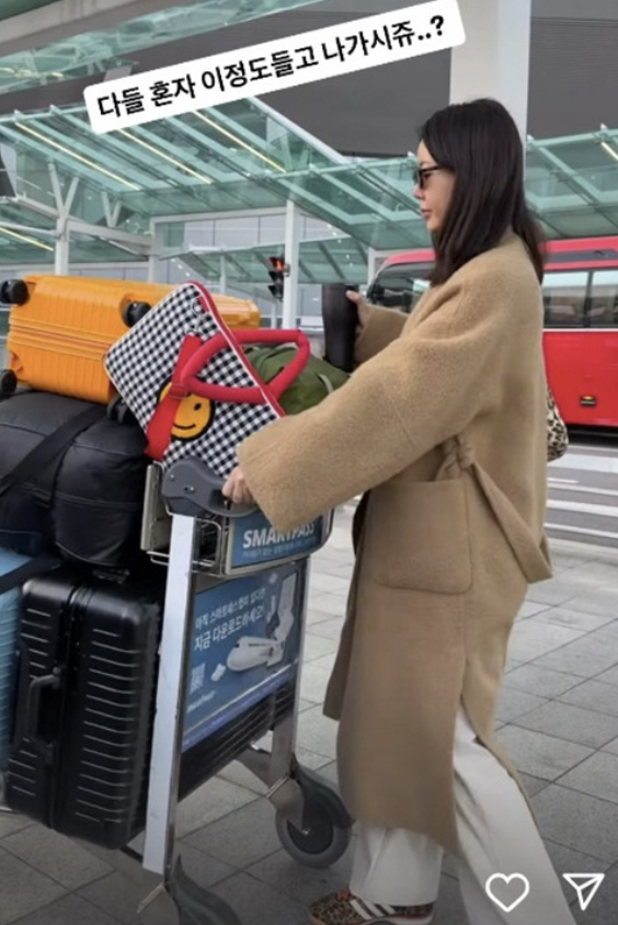  안선영 “프레스티지 탔는데 좁아… 충전도 안 돼” 캐나다 가는 길에 솔직 폭로️