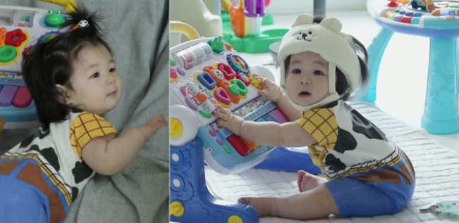 심형탁 아들 하루, 생후 254일 만에 ‘스스로 앉고 서기 성공’ 아빠는 감격의 눈물!