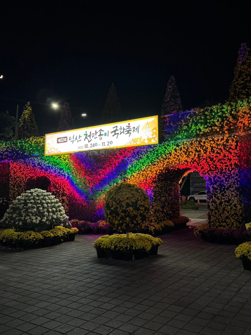 익산천만송이국화축제 후기 & 먹거리 정보