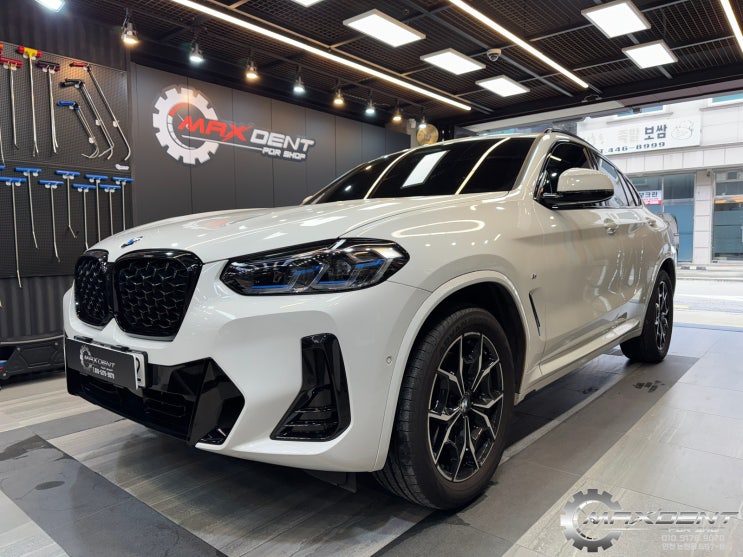  인천 수입차 사고수리 | BMW X4 트렁크·범퍼 정밀 판금도색 복원